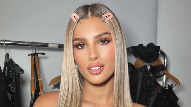 Julieta Poggio deslumbró con un microbikini naranja en Mendoza.