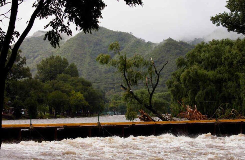 Por la tormenta en Córdoba se esperan fuertes crecidas en ríos y arroyos en la provincia