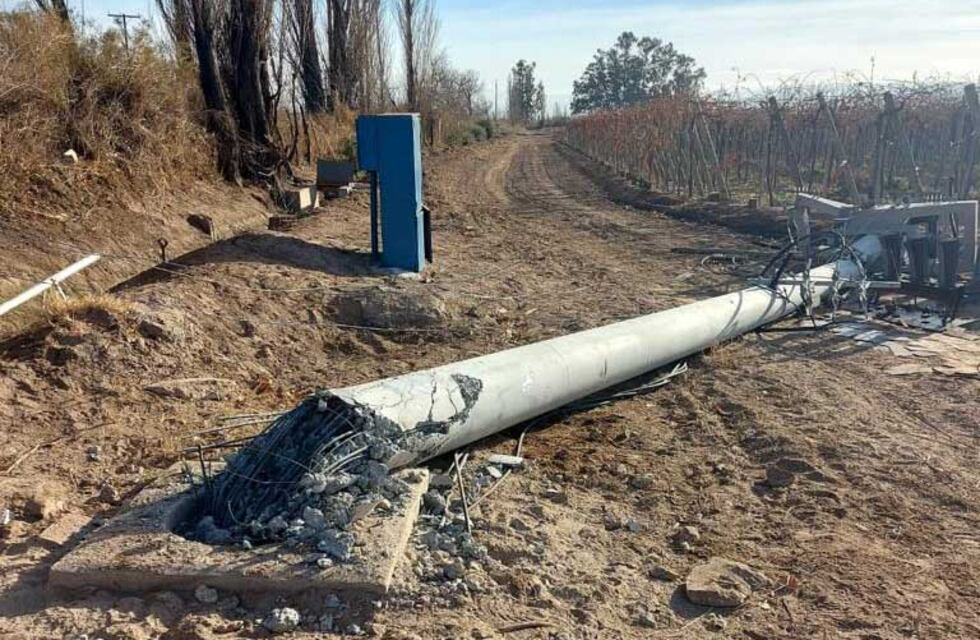 Murió electrocutado por querer sustraer cables de un transformador en Luján de Cuyo