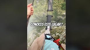 Mirá el increíble puente colgante ubicado en un lugar mágico de San Luis