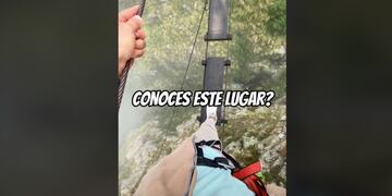 Mirá el increíble puente colgante ubicado en un lugar mágico de San Luis