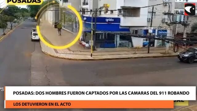 Detienen a dos individuos que robaban en Posadas.