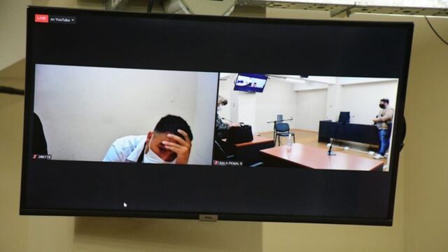 El joven participó de la audencia desde el Servicio Penitenciario de Chimbas, donde está detenido desde 2018.