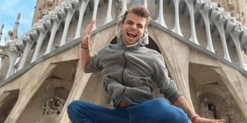 Román Socías es el mendocino que se hizo viral en España por subir contenido del país en Tik Tok.