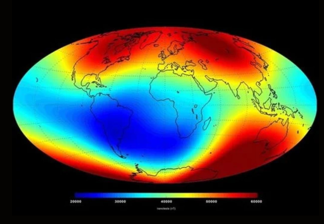Preocupación por la Anomalía Magnética que se expande sobre Argentina