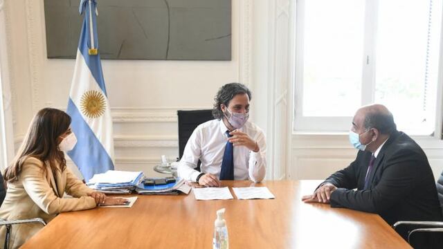 Según explicó el gobernador, se dialogó respecto de "la transferencia de un software y de tecnología a la provincia".