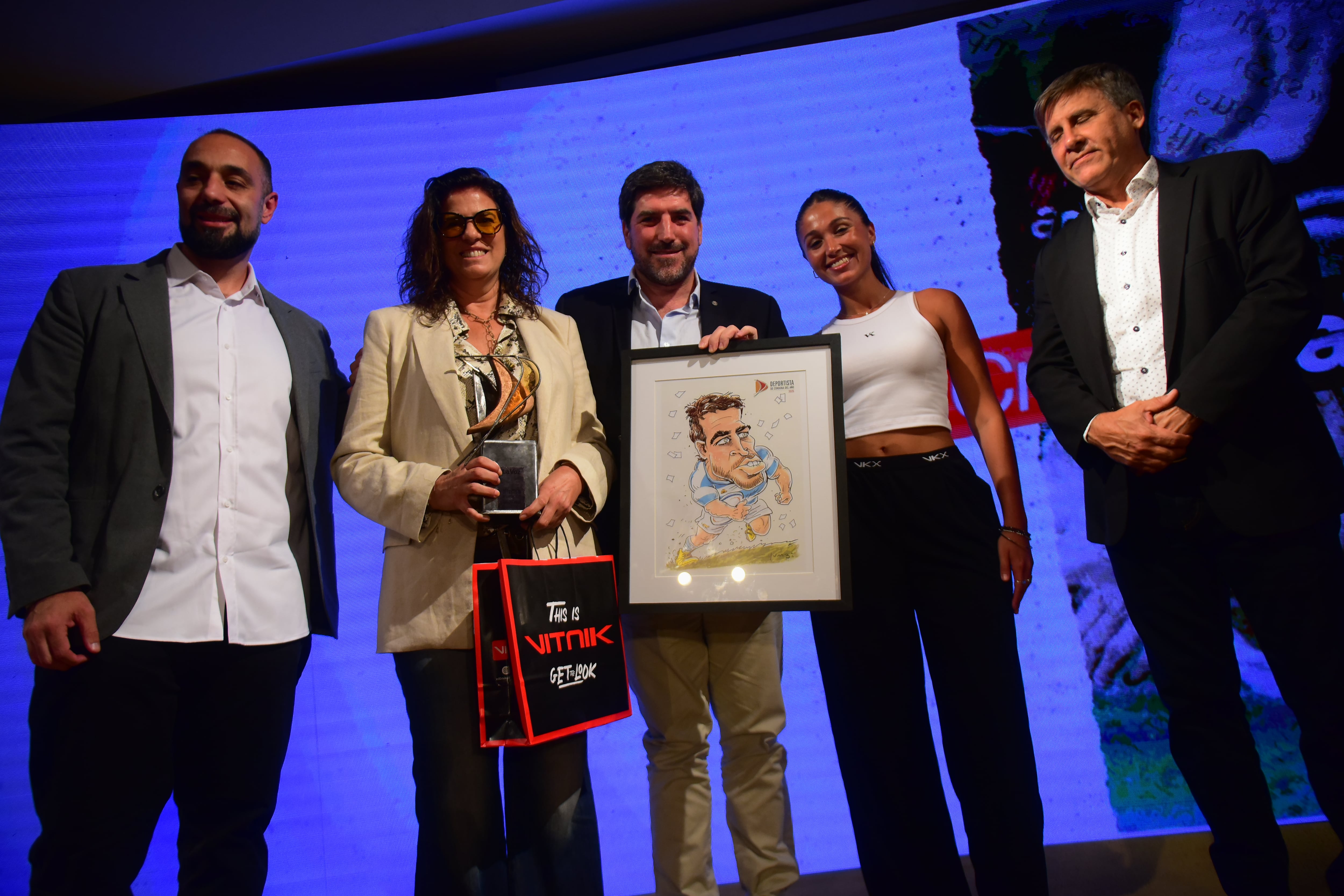 Entrega de los Premios Estímulo a los deportistas destacados del año en el Auditorio de La Voz (Foto Javier Ferreyra)
