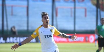 Gol de Zampedri en el clásico rosarino