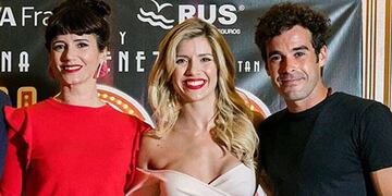 Griselda Siciliani, Laurita Fernández y Nicolás Cabré