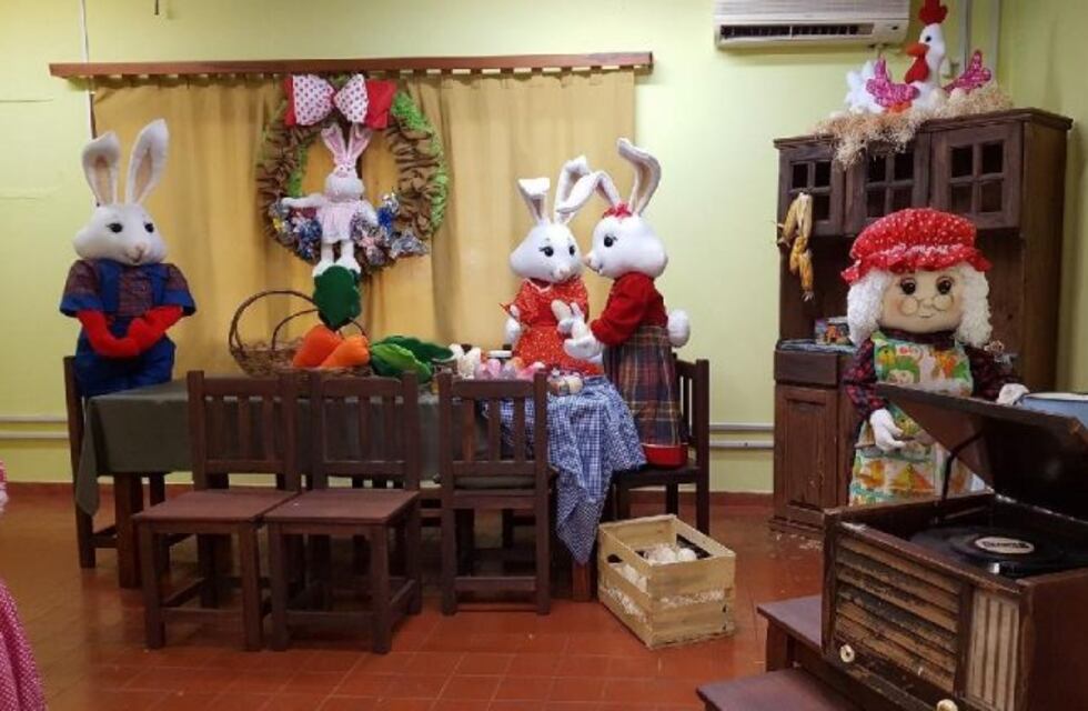 La fantasía de los conejos de Pascua en Alem