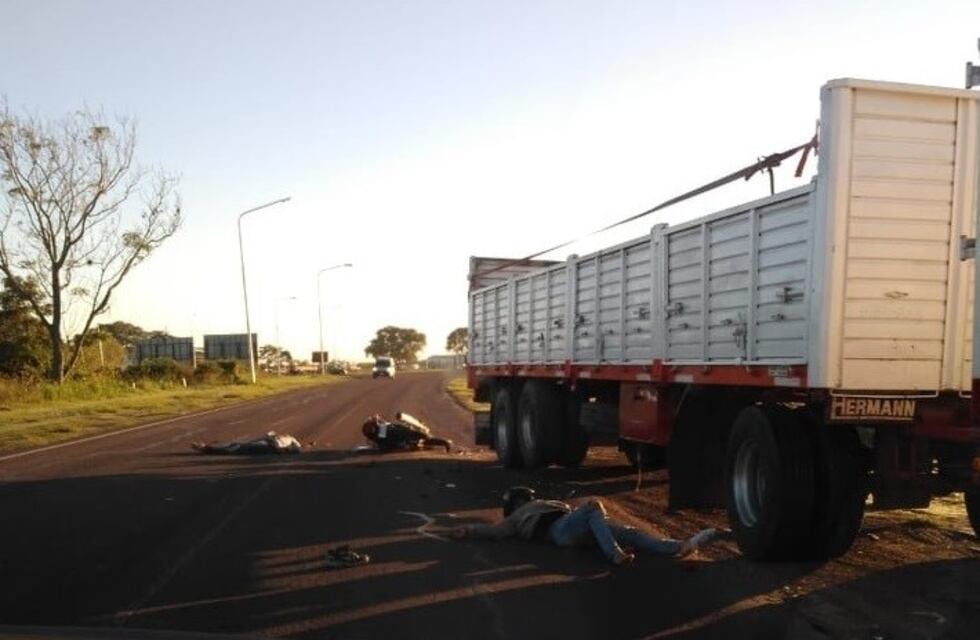 Siniestro vial fatal en Goya