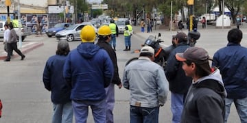 El dirigente gremial de UOCRA en Neuquén, Juan Ángel Godoy, no se responsabilizó por las protestas de hoy en Rincón de los Sauces y que se espera se extiendan a Añelo\u002E
