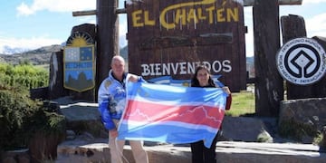 visita ilustre a El Chaltén