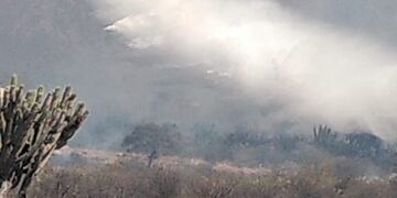 Incendio en la zona oeste de la ciudad de La Rioja