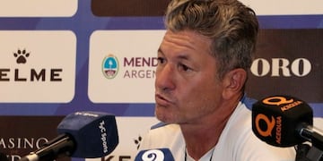 Mario Sciacqua, técnico de Godoy Cruz\u002E