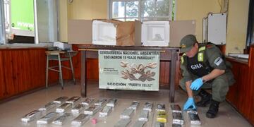 Gendarmería secuestró 25 kilos de marihuana, 97 gramos de cocaína y hubo un detenido en San Juan