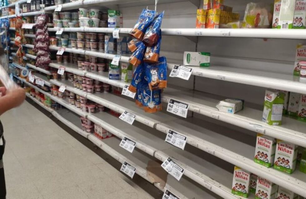 Coronavirus: ante una posible cuarentena, carlospacenses invadieron los supermercados