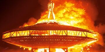 Burning man
