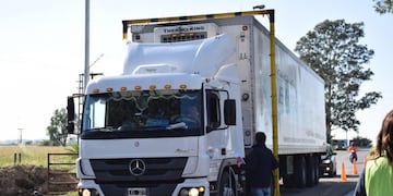 En Rufino los transportistas que salen periódicamente de la ciudad deben aislarse en forma preventiva\u002E (Municipalidad Rufino)