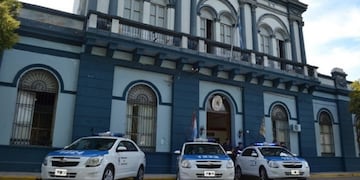 Departamental Policía. Crédito: Vía Gualeguaychú