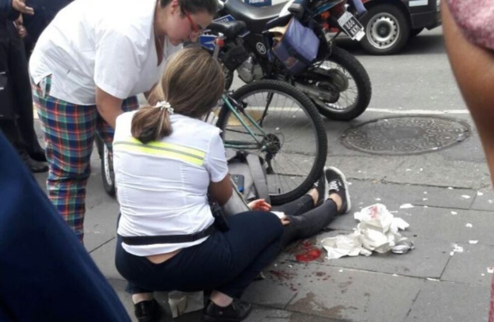 El duro relato de Verónica, la joven que caminaba por la peatonal y le cayó un poste encima