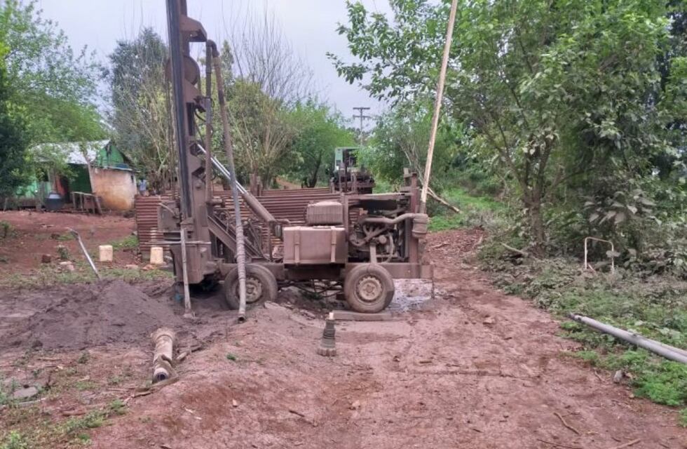 El barrio "La Ita" de Campo Ramón, tiene un nuevo pozo perforado