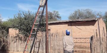 La comunidad aportó lo suyo para la instalación de los paneles solares