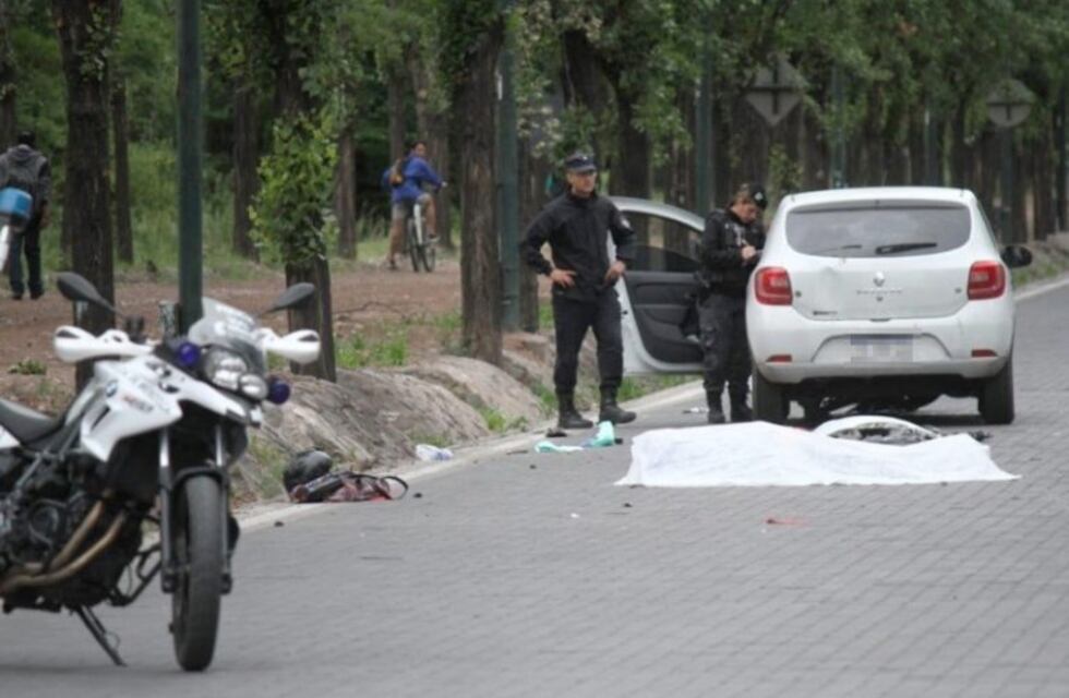 Impactante choque en el Parque General San Martín