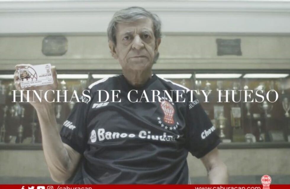 El conmovedor spot que René Houseman filmó para Huracán antes de su muerte