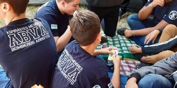 Encuentro de Bomberos Aspitantes de Arroyito en Las Varillas