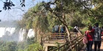 Este fin de semana aumentó levemente la cantidad de visitantes a Cataratas
