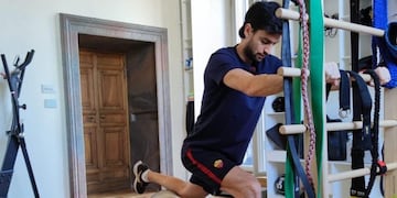 Javier Pastore, en cuarentena y junto a su familia\u002E