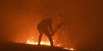 Incendios en Achiras no dan tregua\u002E