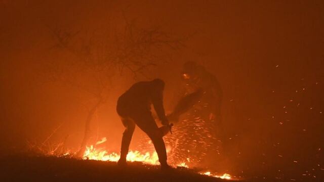 Incendios en Achiras no dan tregua\u002E