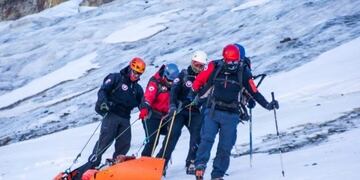 Rescataron a un andinista herido del cerro Aldolfo Calle, Mendoza\u002E