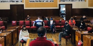 Fue aprobado el protocolo para que también haya reuniones y sesiones virtuales en el Concejo Deliberante (Foto: Prensa Concejo MdP)