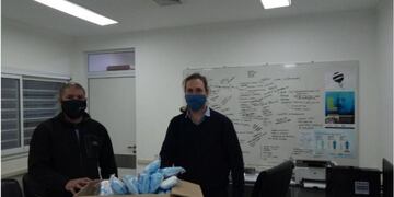 Toyota donó barbijos al Hospital Gualeguaychú\nCrédito: H-C