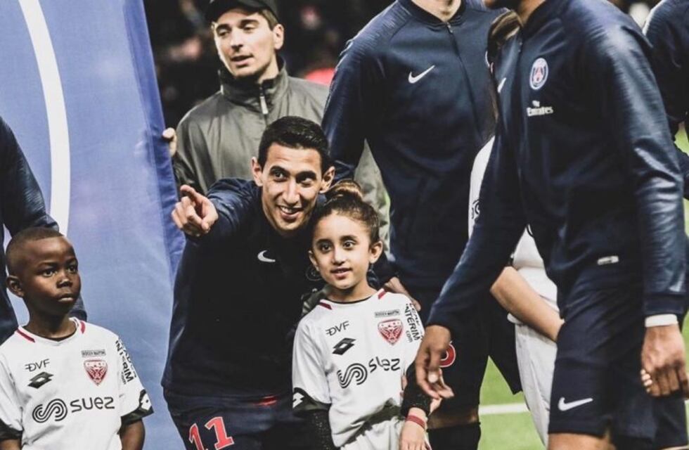 Di María y su hija cumplieron un sueño juntos en el cierre de la temporada