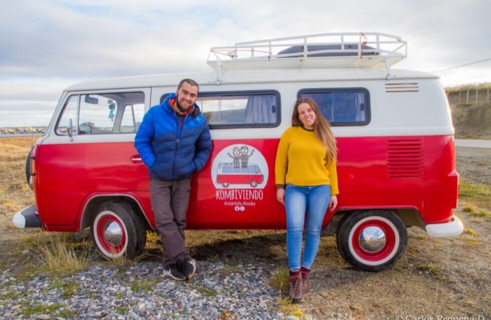 De la Antártida a Alaska: el sueño de una pareja de viajeros que se encuentra varada en Ushuaia tras sufrir un accidente
