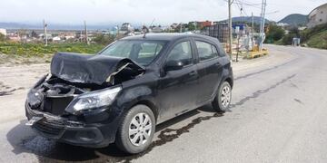 Violento choque en Ushuaia