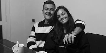 Paulo Dybala y Oriana Sabattini, marzo 2020