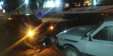 Chocaron de frente\u002E No hubo heridos