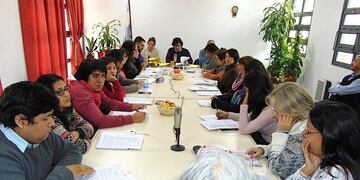 Miembros del Consejo Académicos de la FHyCS en sesión