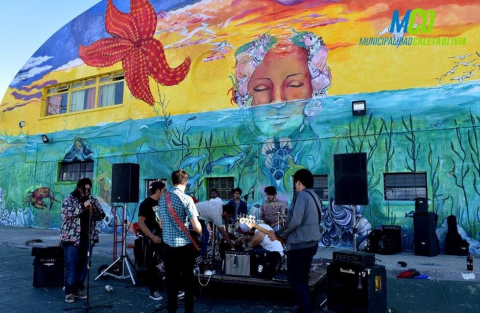 Terminaron el imponente mural en paseo costero
