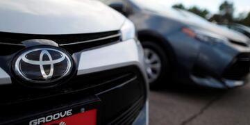 FILE - This Sunday, June 24, 2018 file photo shows the Toyota company logo on a car at a Toyota dealership in Englewood, Colo\u002E Foreign automakers, American manufacturers and classic-car enthusiasts are coming out against President Donald Trump's plan to consider taxing imported cars, trucks and auto parts\u002E Toyota Motor North America says the tariffs \