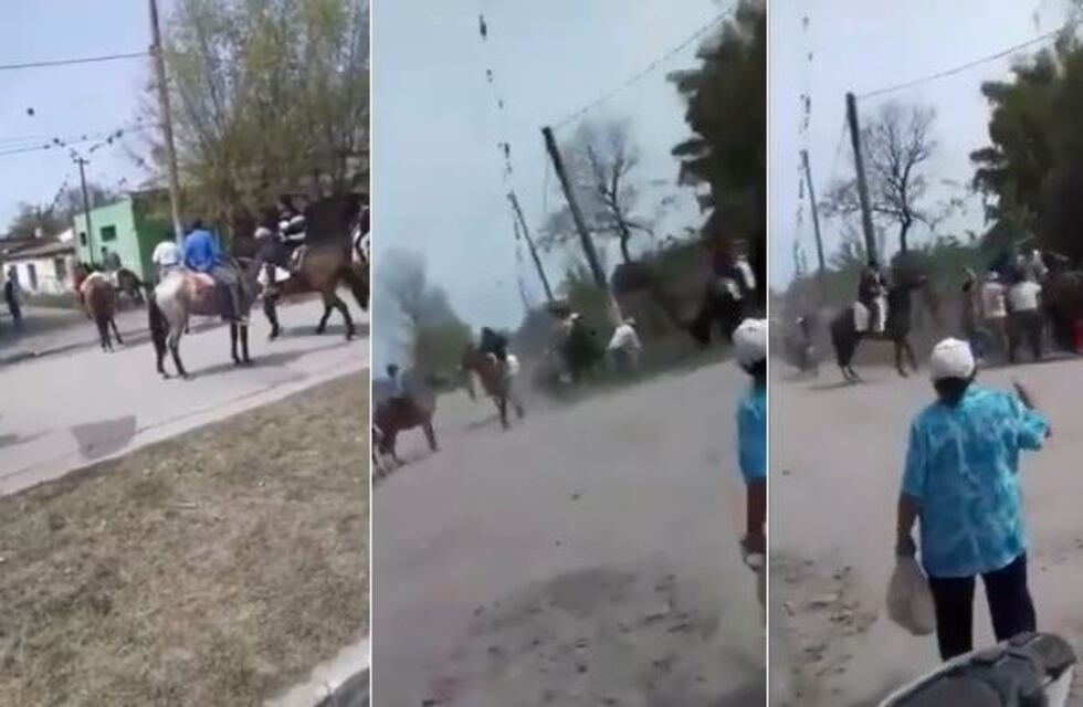 La peregrinación por el Señor de la Salud terminó a los tiros en La Trinidad