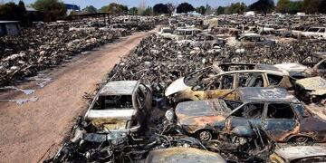 Incendio en el Depósito de Secuestros Judiciales de San Luis\u002E