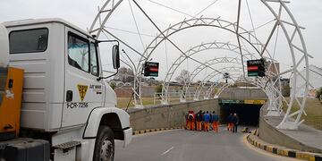 El túnel de calle Mendoza volvió a habilitarse\u002E (Web)