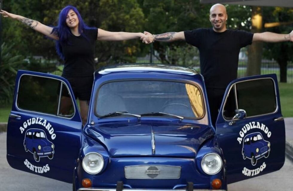 Desvalijaron a los viajeros que van de Ushuaia a Alaska en un Fiat 600