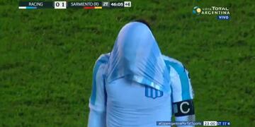 Durísima derrota de Racing ante Sarmiento de Chaco\u002E (Foto: Captura de video)